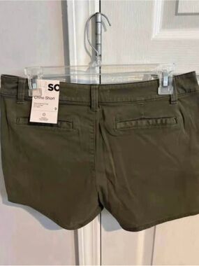 SO Chino Junior’s Olive Green Chino Shorts